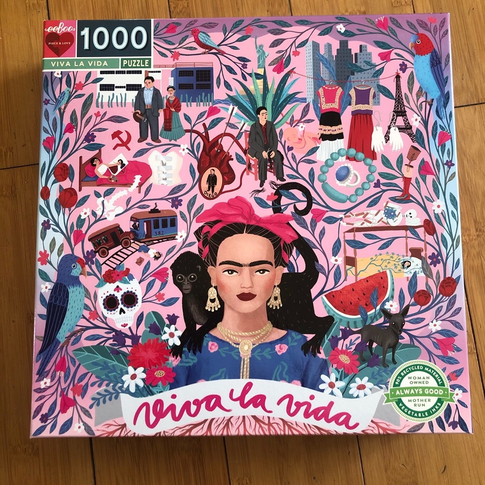 eeBoo Frida Kahlo 1000 Piece Puzzle